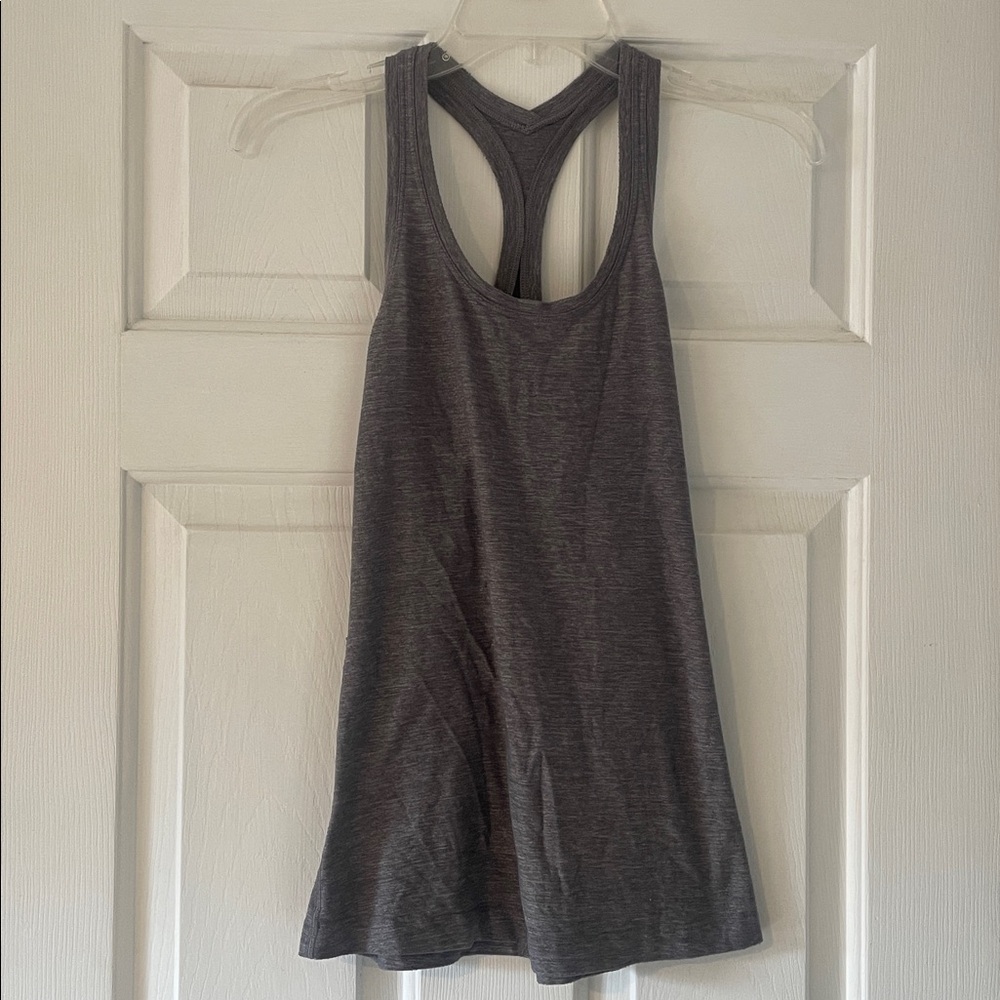 Lulu Lemon Gray Women's Racerback Tank Top